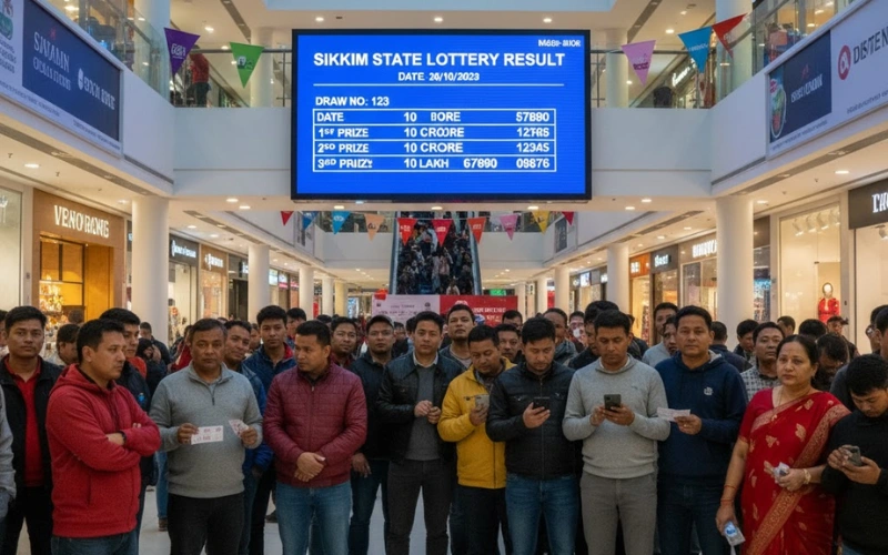 sikkim state lottery result at Mantrimall Featured image